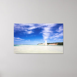 North Frankfort Pier Lighthouse, Frankfort, MI Canvas Print