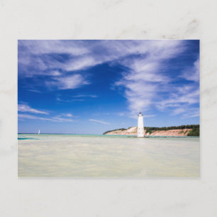 North Frankfort Pier Lighthouse, Frankfort, MI Postcard