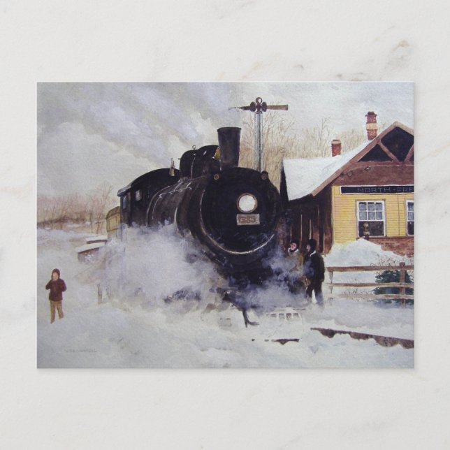North Freedom Train Depot - carte postale (Devant)