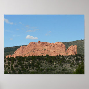 North Gateway Rock, Garden of the Gods, Colorado Poster