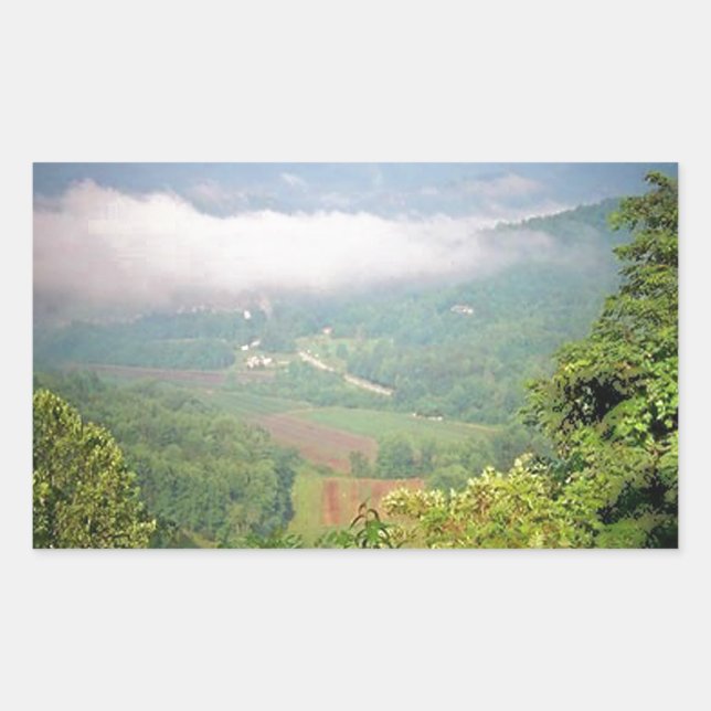 North Georgia Mountains, USA Sticker (Front)