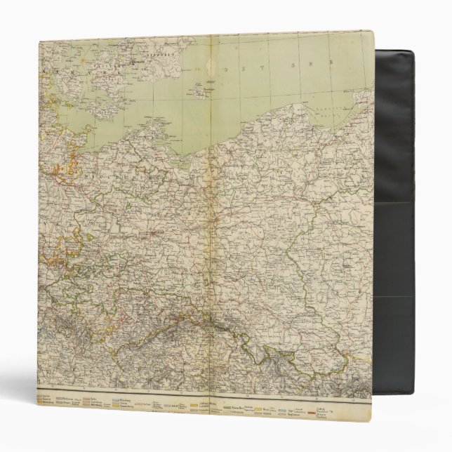 North Germany Atlas Map Binder (Front/Inside)