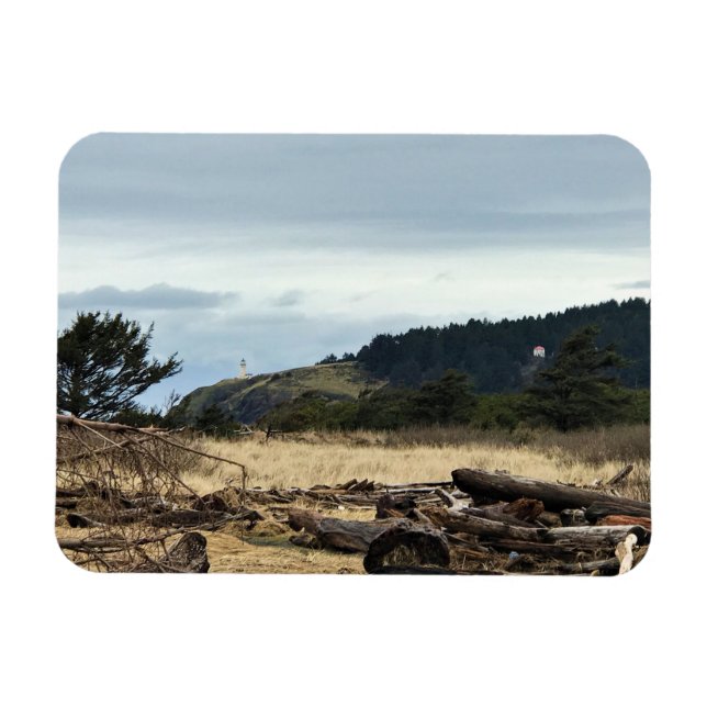 North Head Lighthouse, Cape Disappointment, WA Magnet (Horizontal)
