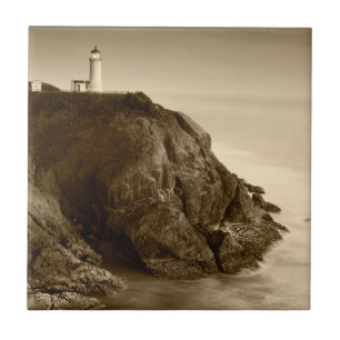 North Head Lighthouse Fort Canby State Park, WA Tile