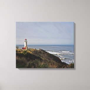 North Head Lighthouse on Longbeach, WA Canvas Print