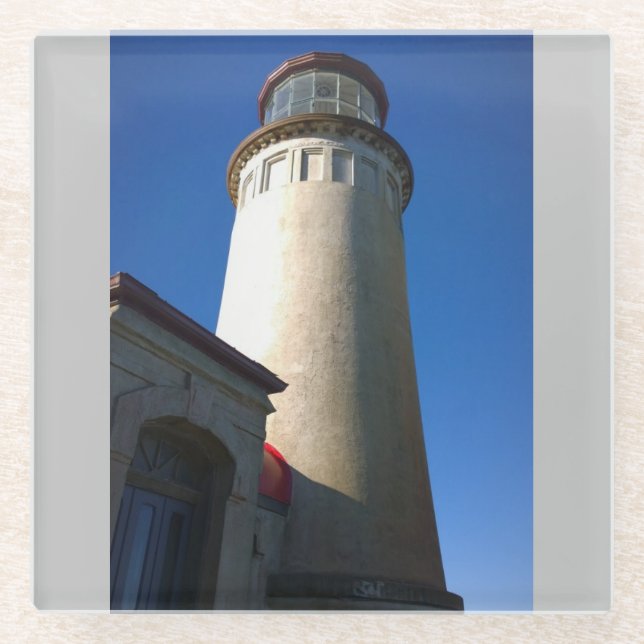 North Head Lighthouse, WA Glass Coaster (Front)