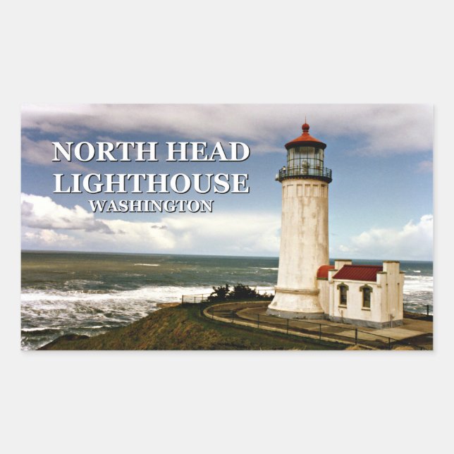 North Head Lighthouse, Washington Sticker (Front)