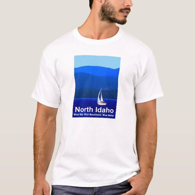 North Idaho Blue T-Shirt (Front)