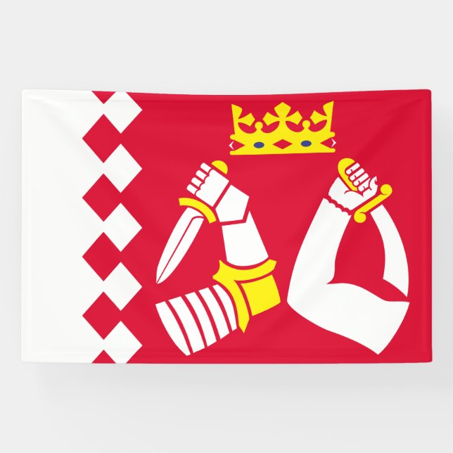 North Karelia Flag Banner (Horizontal)