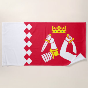 North Karelia Flag Beach Towel