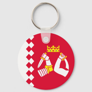 North Karelia Flag Keychain