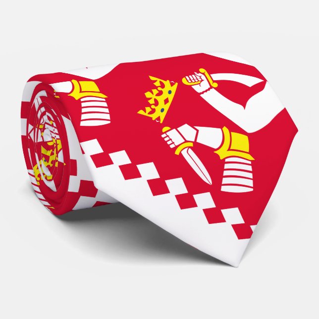 North Karelia Flag Tie (Rolled)