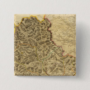 North Kirkcudbright Shire 2 Inch Square Button