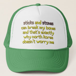 North Korea Doesn't Worry Me Trucker Hat