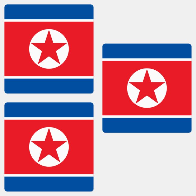North Korea Flag (Group)