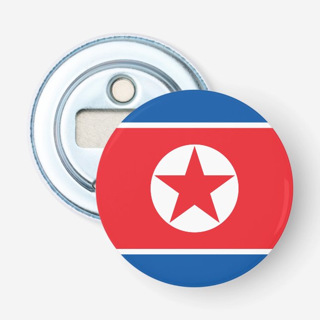 North Korea Flag Bottle Opener (Front)