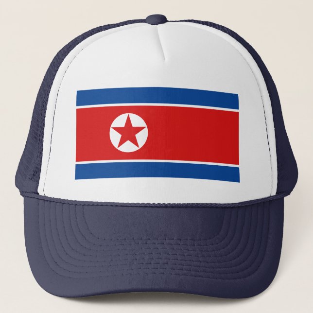 North Korea Flag Hat (Front)
