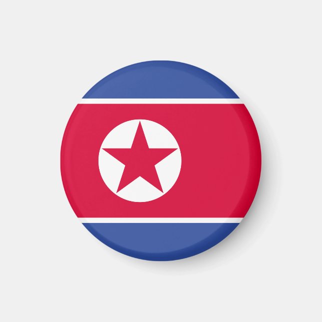 North Korea flag Magnet (Front)