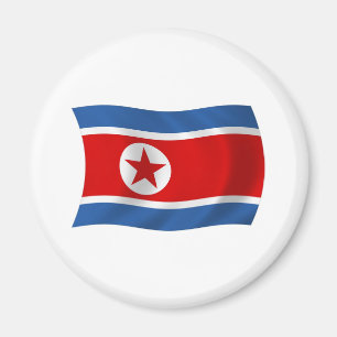 North Korea Flag Magnet