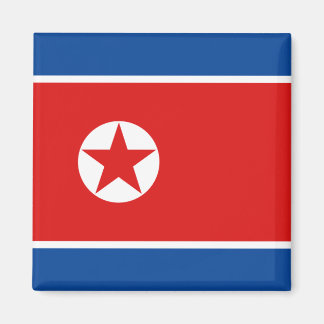 North Korea Flag Magnet