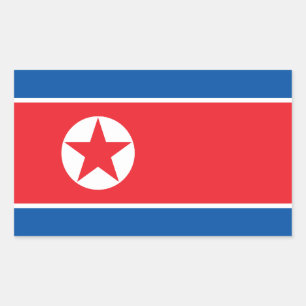 North Korea Flag Sticker