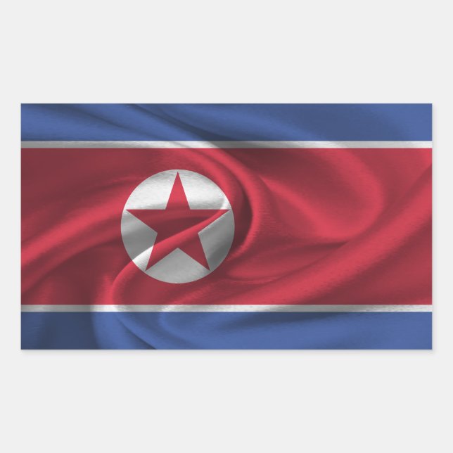 North Korea Flag Sticker (Front)