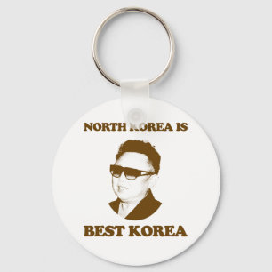 North Korea is best Korea Keychain