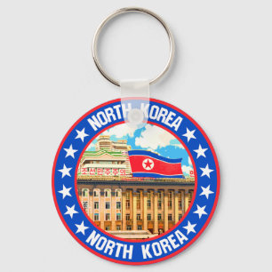 North Korea Keychain