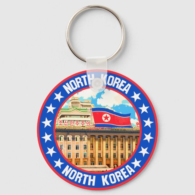 North Korea                                        Keychain (Front)