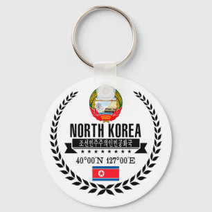 North Korea Keychain