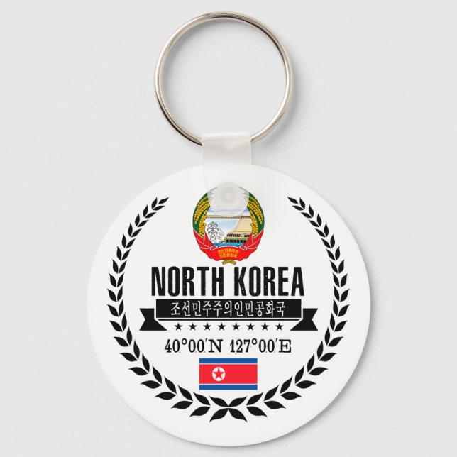North Korea Keychain (Front)