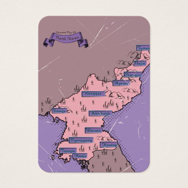 North Korea map (Front)