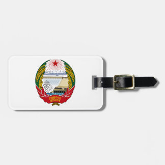 North Korea National Emblem Luggage Tag