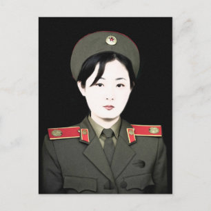 north korea postcard