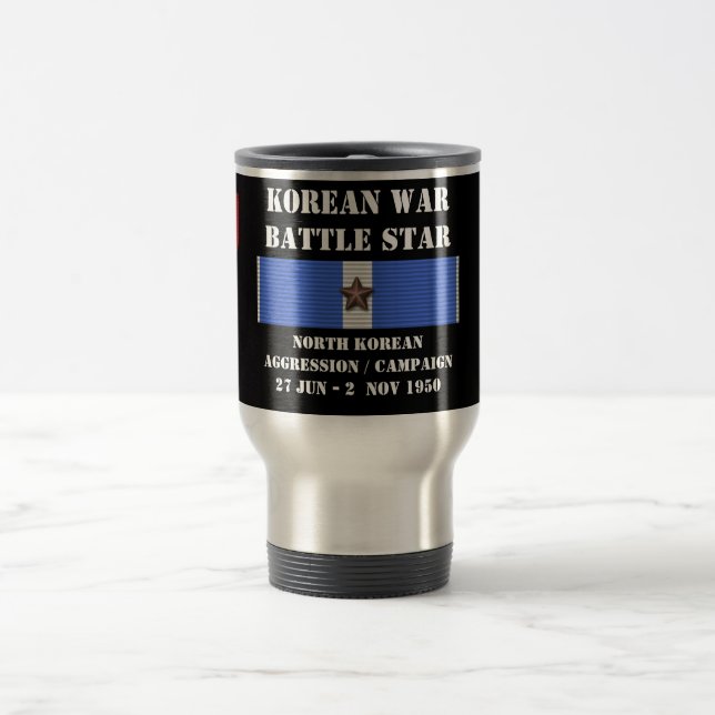 North Korean Aggression Campaign Travel Mug (Center)