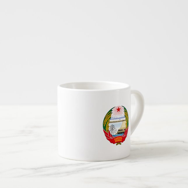 North Korean emblem Espresso Cup (Front Right)