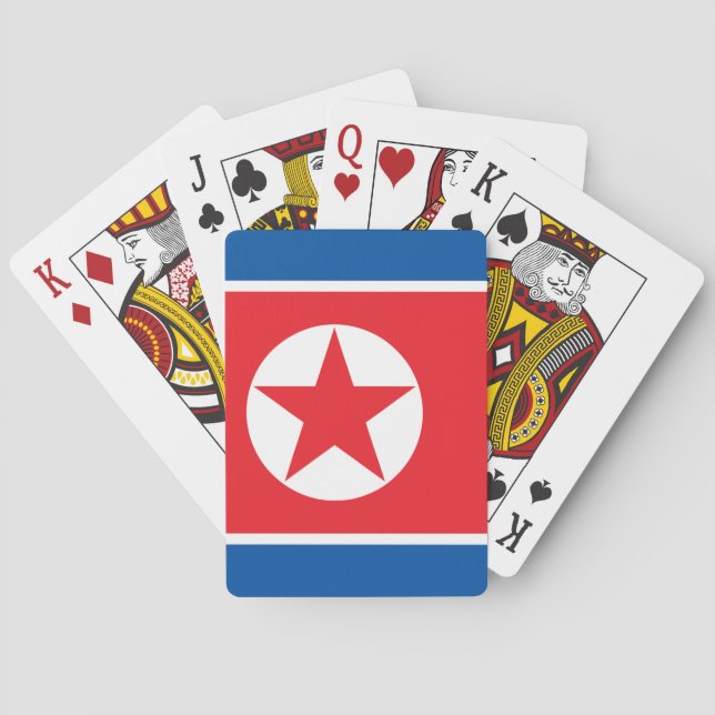 North Korean flag Playing Cards (Back)