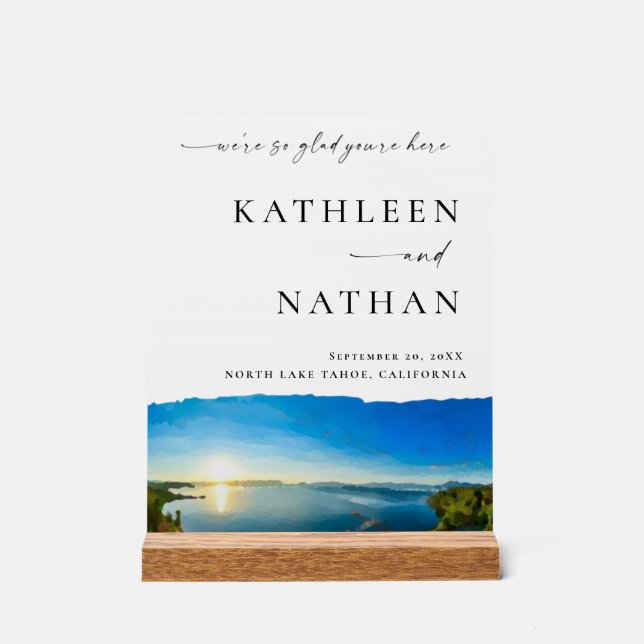 North Lake Tahoe Destination Bienvenue (Recto)