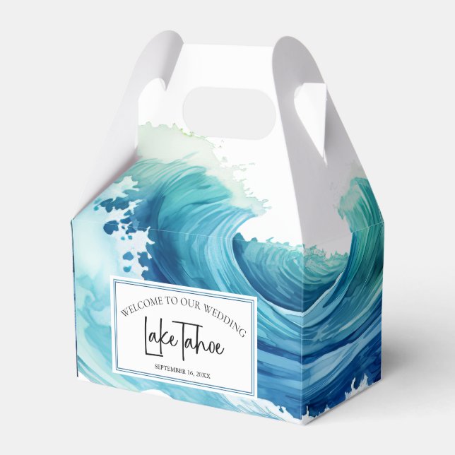 North Lake Tahoe Destination Favour Box (Front Side)