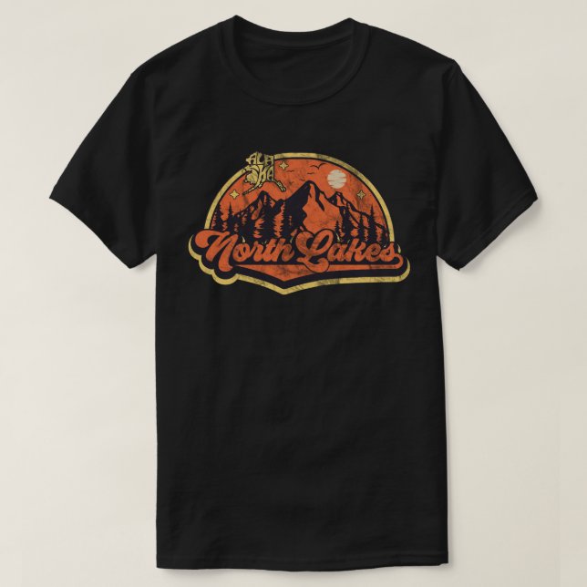 North Lakes, Alaska T-Shirt (Design Front)