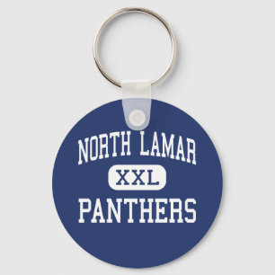 North Lamar - Panthers - High School - Paris Texas Keychain