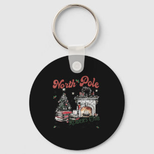 North Le Book Club Book Lover Bookish Bookworm Chr Keychain