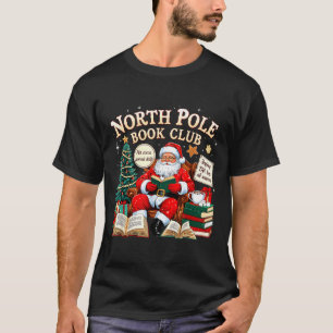 North Le Book Club Cozy Christmas Reading Gift  T-Shirt