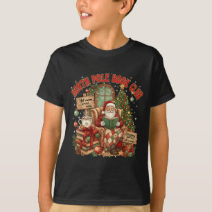 North Le Book Club Cozy Christmas Reading Gift  T-Shirt
