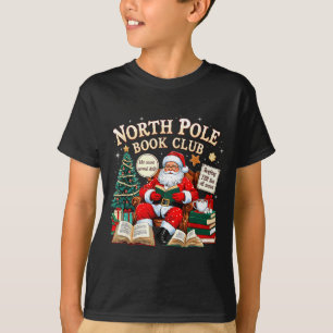 North Le Book Club Cozy Christmas Reading Gift  T-Shirt