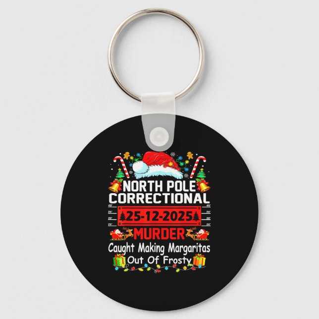 North Le Correctional Murder Caught Butchering Chr Keychain (Front)