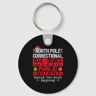 North Le Correctional Public Intoxication Eggnog C Keychain