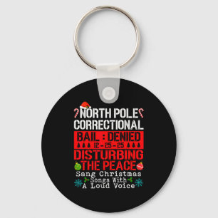 North Le Correctional Sang Christmas Songs With Lo Keychain