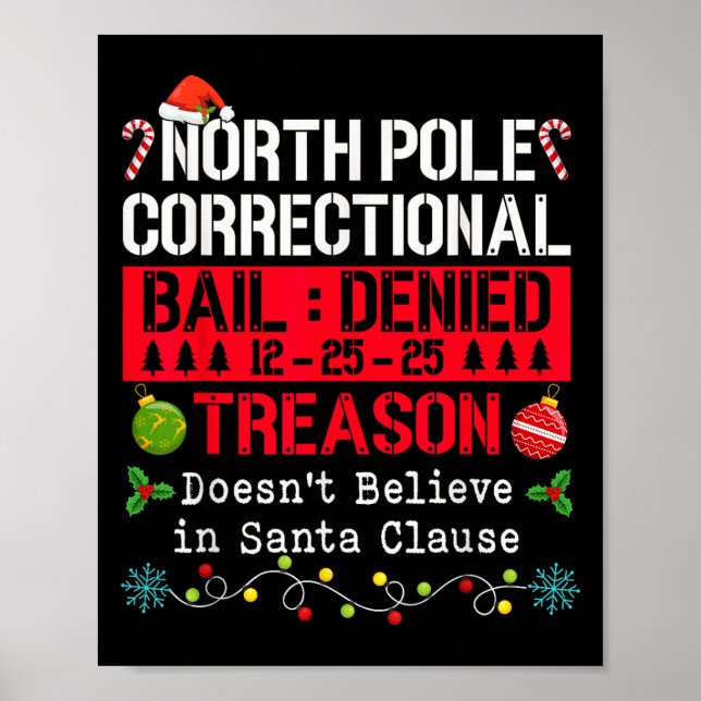 North Le Correctional Treason Doesn't Believe Sant Poster (Front)