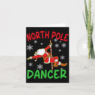 North Le Dancer Funny Santa Joke  Card